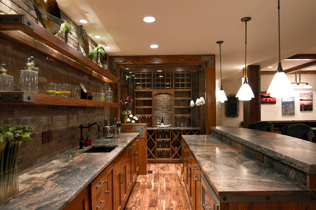Brick Backsplash Tile Kitchen Cabinets Floor Tile Design Kitchen Design Kitchen Design