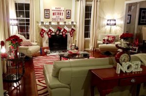 Christmas living room decroation ideas